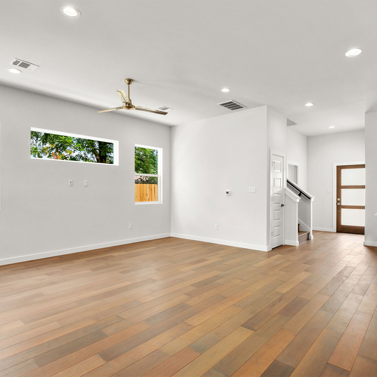 Wood and Tile flooring
